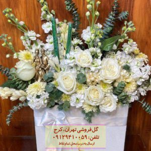 جعبه گل روز مادر برای مادر زن – در گل‌فروشی دهقان